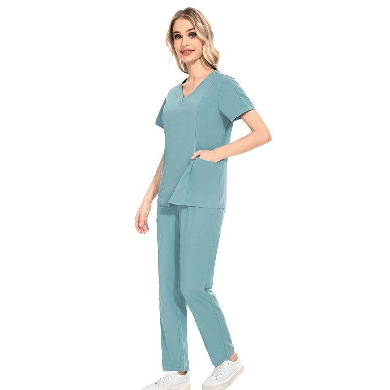 European-style hand brush gloves, hand wash gowns, new operating room beauty salon nurse uniforms, Korean style beauty salon work uniforms