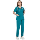 Operating room women's short-sleeve hand girder, pet hospital doctor work clothes, oral and dental clinic brush hand gowns, quick-drying