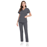 Nianqing European and American popular beauty salon surgical gowns, women's loose and comfortable nurse uniforms, hand washing clothes, medical beauty professional clothes