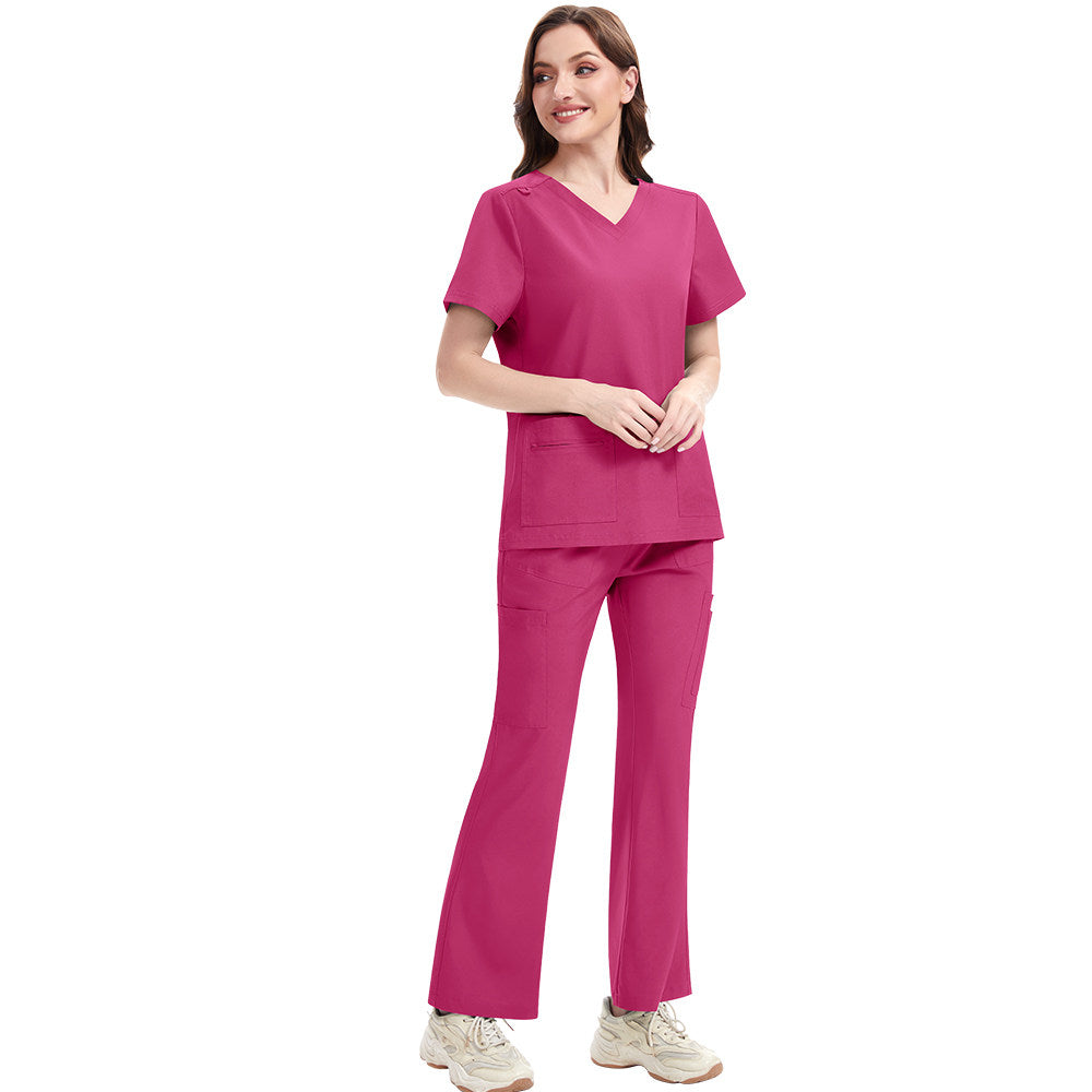 NiaaHinn Foreign Trade Fashion Quick-Dry Thin Wash Set Can Be Layered with Plus Size Women's and Men's Doctor and Nurse Uniforms