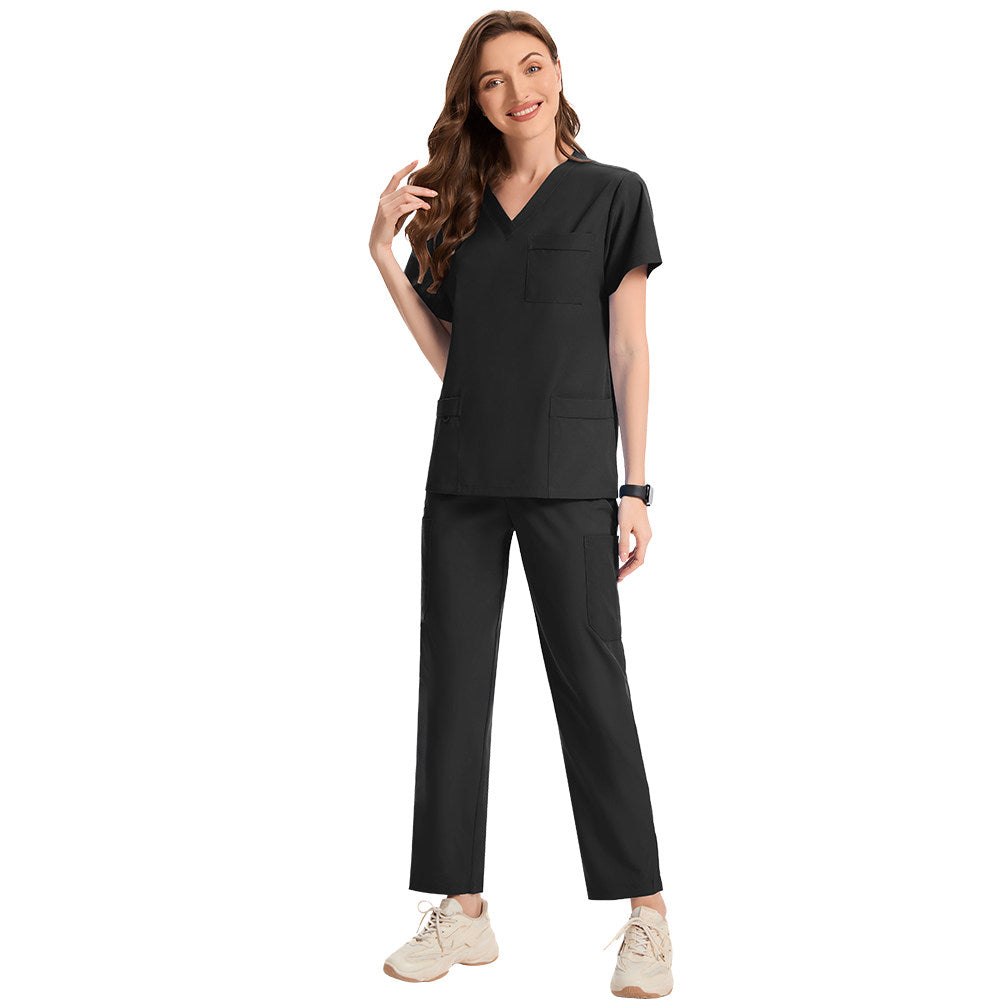 Nianqing nurse uniforms, hand clothes, operating room clothes, isolation clothes, men's and women's dental clinic uniforms, short-sleeved men and women's uniforms