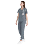 Operating room short-sleeved handwashing clothes, women's suits, nurses' uniforms, doctors' brushing clothes, cross-border Amazon handwashing clothes