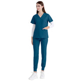 Operating room short-sleeved handwashing clothes, women's suits, nurses' uniforms, doctors' brushing clothes, cross-border Amazon handwashing clothes