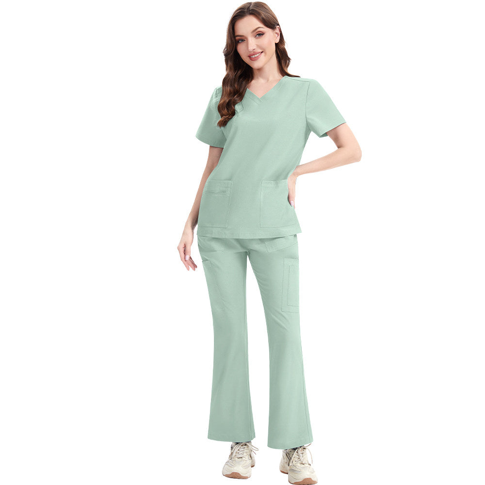 NiaaHinn Foreign Trade Fashion Quick-Dry Thin Wash Set Can Be Layered with Plus Size Women's and Men's Doctor and Nurse Uniforms