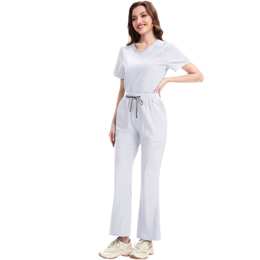 NiaaHinn Foreign Trade Fashion Quick-Dry Thin Wash Set Can Be Layered with Plus Size Women's and Men's Doctor and Nurse Uniforms