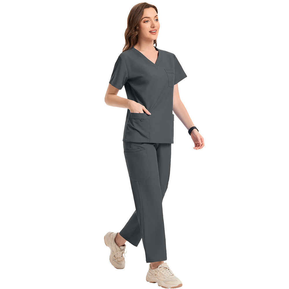 Nianqing nurse uniforms, hand clothes, operating room clothes, isolation clothes, men's and women's dental clinic uniforms, short-sleeved men and women's uniforms