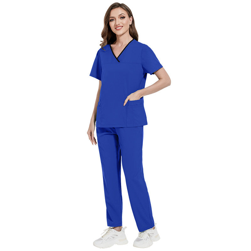 Operating room women's short-sleeve hand girder, pet hospital doctor work clothes, oral and dental clinic brush hand gowns, quick-drying