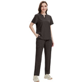 NiaaHinn new thin and unisex stretch quick-dry V-neck short-sleeve pants, nurse uniform and hand-washing garment set