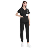 Operating room short-sleeved handwashing clothes, women's suits, nurses' uniforms, doctors' brushing clothes, cross-border Amazon handwashing clothes