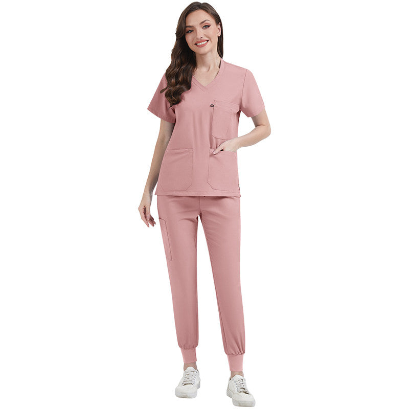 NiaaHinn Private Hospital Clinic Doctor Nurse Hand Gowns Comfortable Breathable Multi Pocket Overalls Nurse Uniform