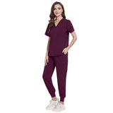 Niaahinn quick-dry hand sanitizer gown, short-sleeve doctor, operating room hand scrub suit, isolation gown, dental clinic, surgical gown