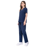 Nianqing hand washing clothes, female dentist overalls, short-sleeved wrinkle-proof, stretch operating room surgical gown, nurse gown, set