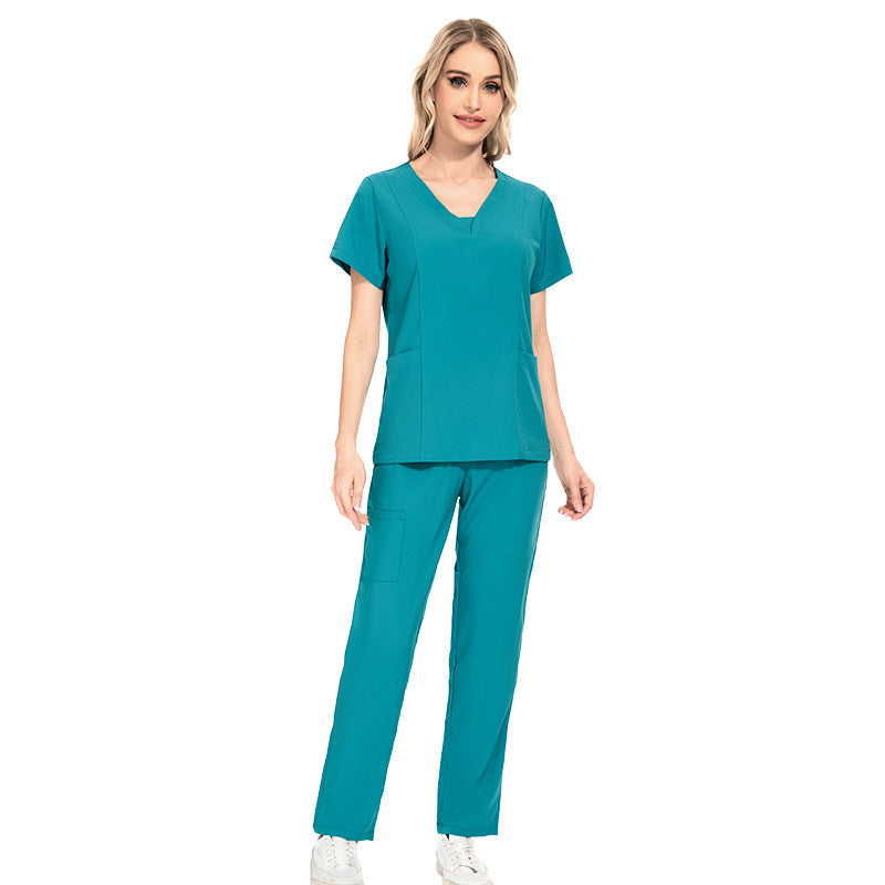 European-style hand brush gloves, hand wash gowns, new operating room beauty salon nurse uniforms, Korean style beauty salon work uniforms