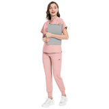 Nianqing casual short-sleeved hand clothes, nurses, operating room overalls, sets, women's beauty salons, clinics, hand-washing clothes, men