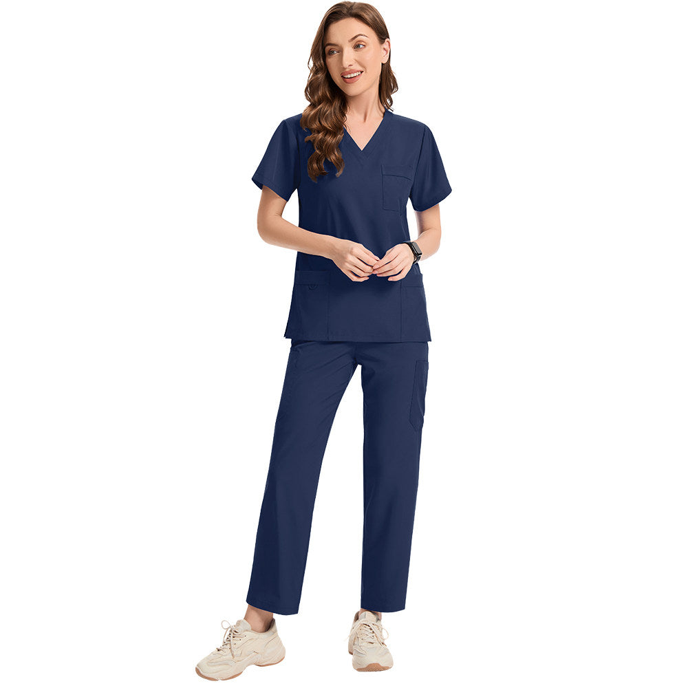Nianqing nurse uniforms, hand clothes, operating room clothes, isolation clothes, men's and women's dental clinic uniforms, short-sleeved men and women's uniforms