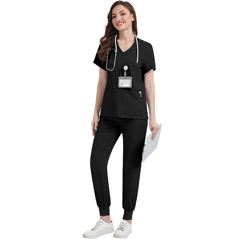 NiaaHinn Private Hospital Clinic Doctor Nurse Hand Gowns Comfortable Breathable Multi Pocket Overalls Nurse Uniform