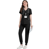 NiaaHinn Private Hospital Clinic Doctor Nurse Hand Gowns Comfortable Breathable Multi Pocket Overalls Nurse Uniform