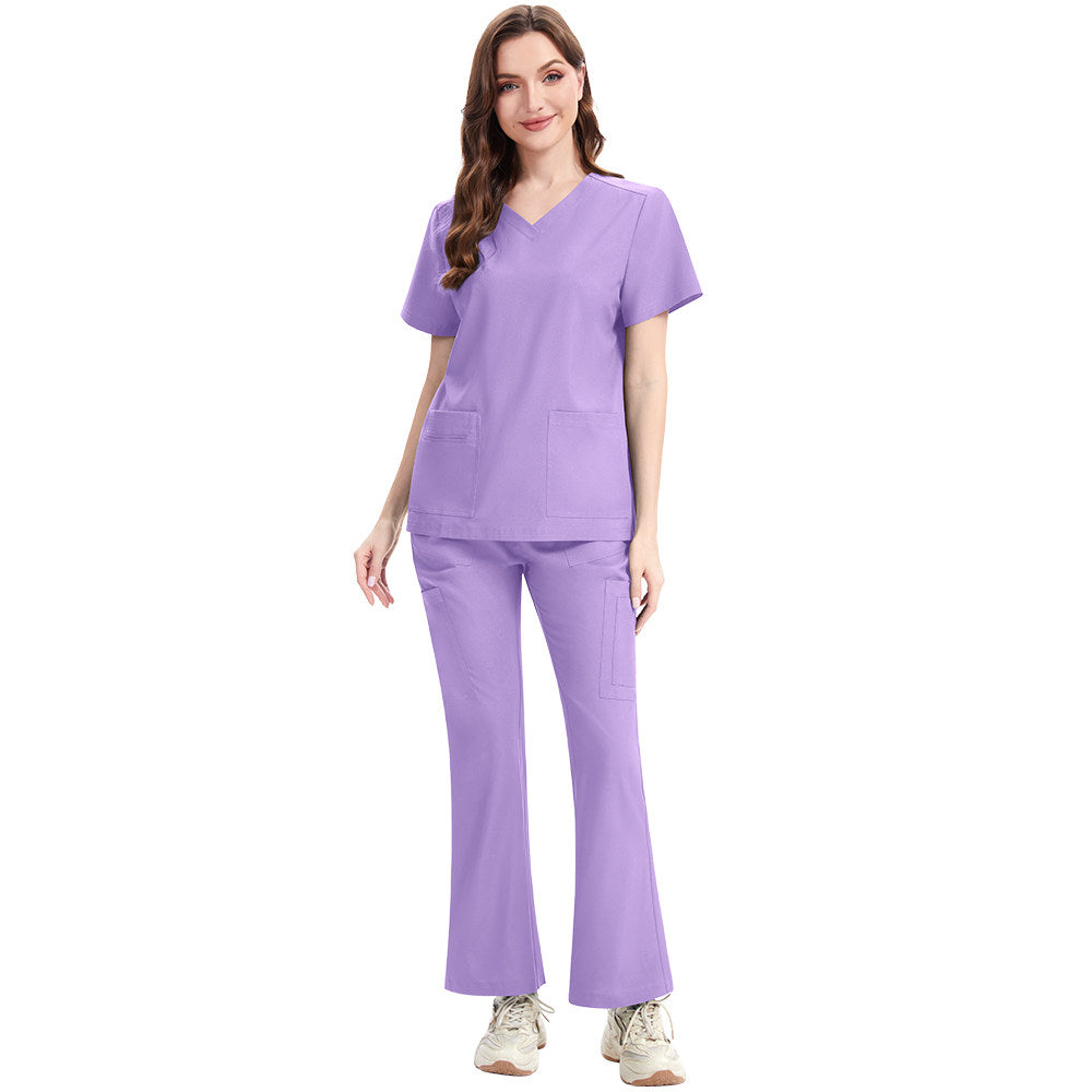 NiaaHinn Foreign Trade Fashion Quick-Dry Thin Wash Set Can Be Layered with Plus Size Women's and Men's Doctor and Nurse Uniforms