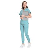 Nianqing casual short-sleeved hand clothes, nurses, operating room overalls, sets, women's beauty salons, clinics, hand-washing clothes, men