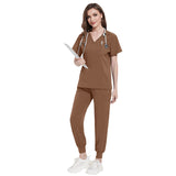 Niaahinn quick-dry hand sanitizer gown, short-sleeve doctor, operating room hand scrub suit, isolation gown, dental clinic, surgical gown