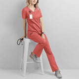 Nian Qing brush hand clothes, female dentist work clothes, short sleeve men's hand clothes, new operating room, beauty salon nurse uniforms
