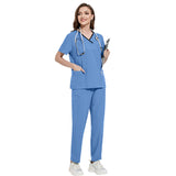 Operating room women's short-sleeve hand girder, pet hospital doctor work clothes, oral and dental clinic brush hand gowns, quick-drying