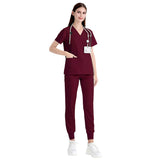 Operating room short-sleeved handwashing clothes, women's suits, nurses' uniforms, doctors' brushing clothes, cross-border Amazon handwashing clothes