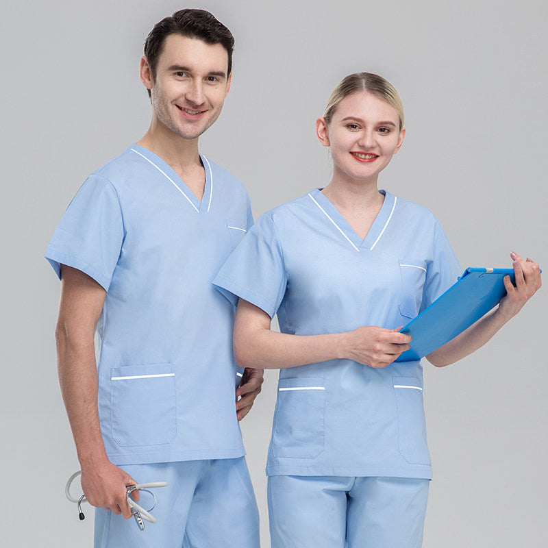 Nian Qing hand washing gown, women's suit, short-sleeved stomatist work clothes, brush hand clothes, nurse clothes, operating room surgical clothes