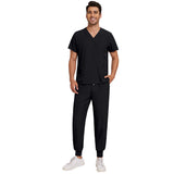 Nianqing hand washing clothes, female dentist overalls, short-sleeved wrinkle-proof, stretch operating room surgical gown, nurse gown, set