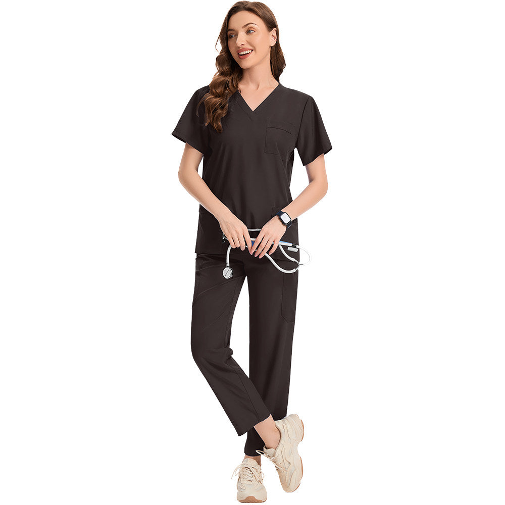 Nianqing nurse uniforms, hand clothes, operating room clothes, isolation clothes, men's and women's dental clinic uniforms, short-sleeved men and women's uniforms
