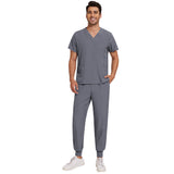 Nianqing hand washing clothes, female dentist overalls, short-sleeved wrinkle-proof, stretch operating room surgical gown, nurse gown, set
