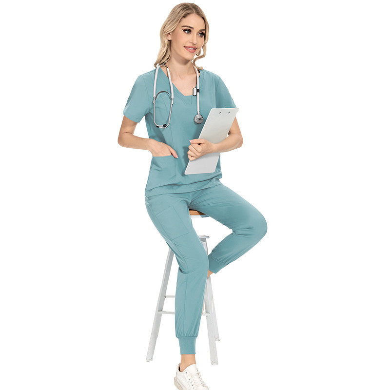 European-style hand brush gloves, hand wash gowns, new operating room beauty salon nurse uniforms, Korean style beauty salon work uniforms