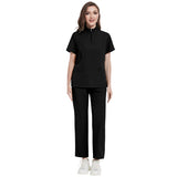 Nian Qing stand-up collar zipper doctor nurse work uniform surgical gown, surgical gown, hand gown, operating room fashion sense