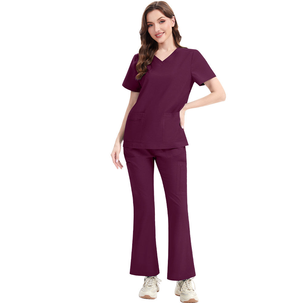NiaaHinn Foreign Trade Fashion Quick-Dry Thin Wash Set Can Be Layered with Plus Size Women's and Men's Doctor and Nurse Uniforms