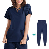 Nurse Uniform, Stretch Suit, Plastic Surgeon, Dentistry, Oral Surgery, Operating Theatre Work Clothes, Hospital Hand Washing Clothes, Short Sleeves