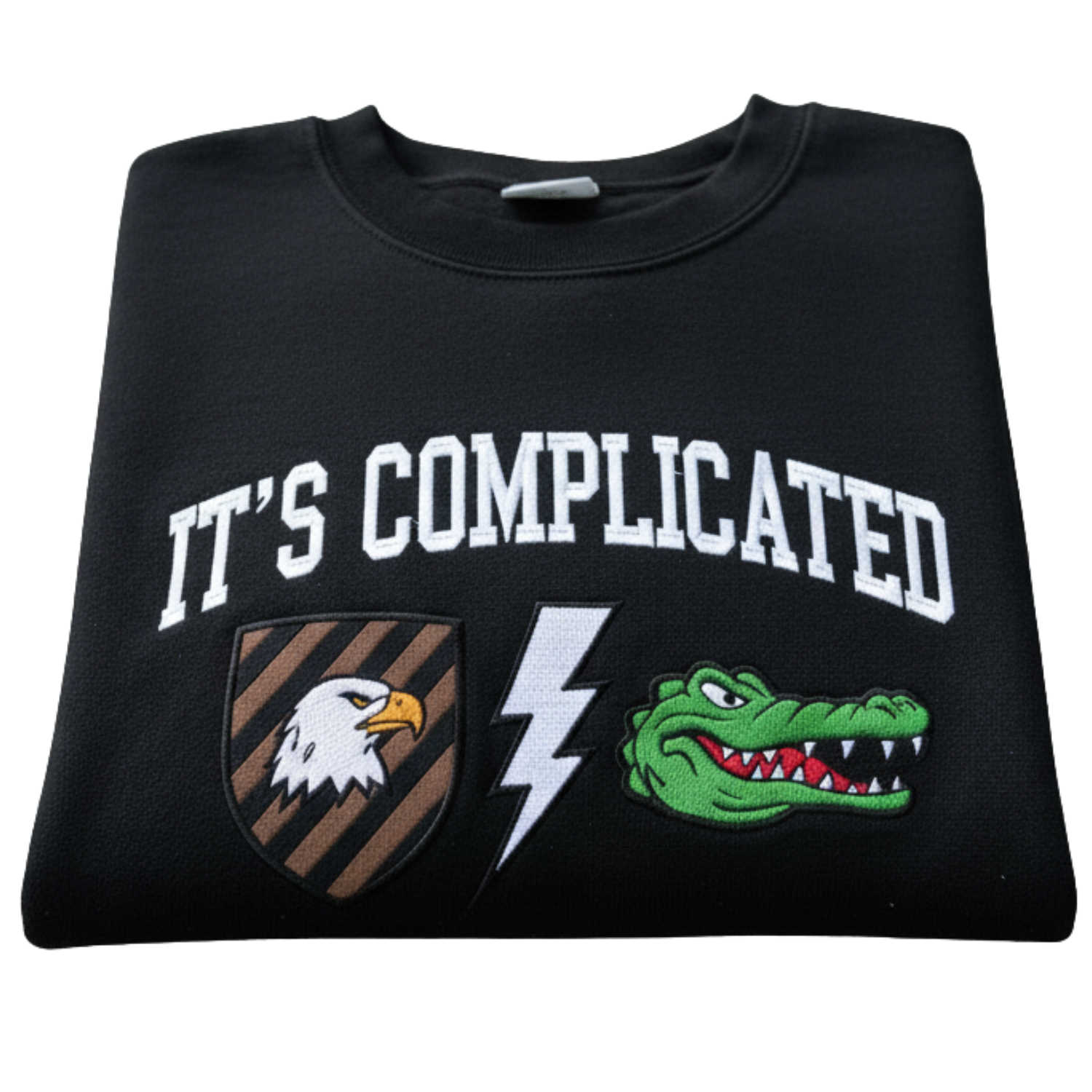 Custom Embroidered House Divided Sweatshirt Hoodie – Personalized Rival Teams 4