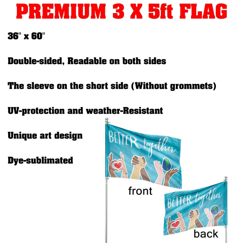 Personalized House Divided Flag | Custom Team Garden Flag - view 9, custom embroidered by Intriklo