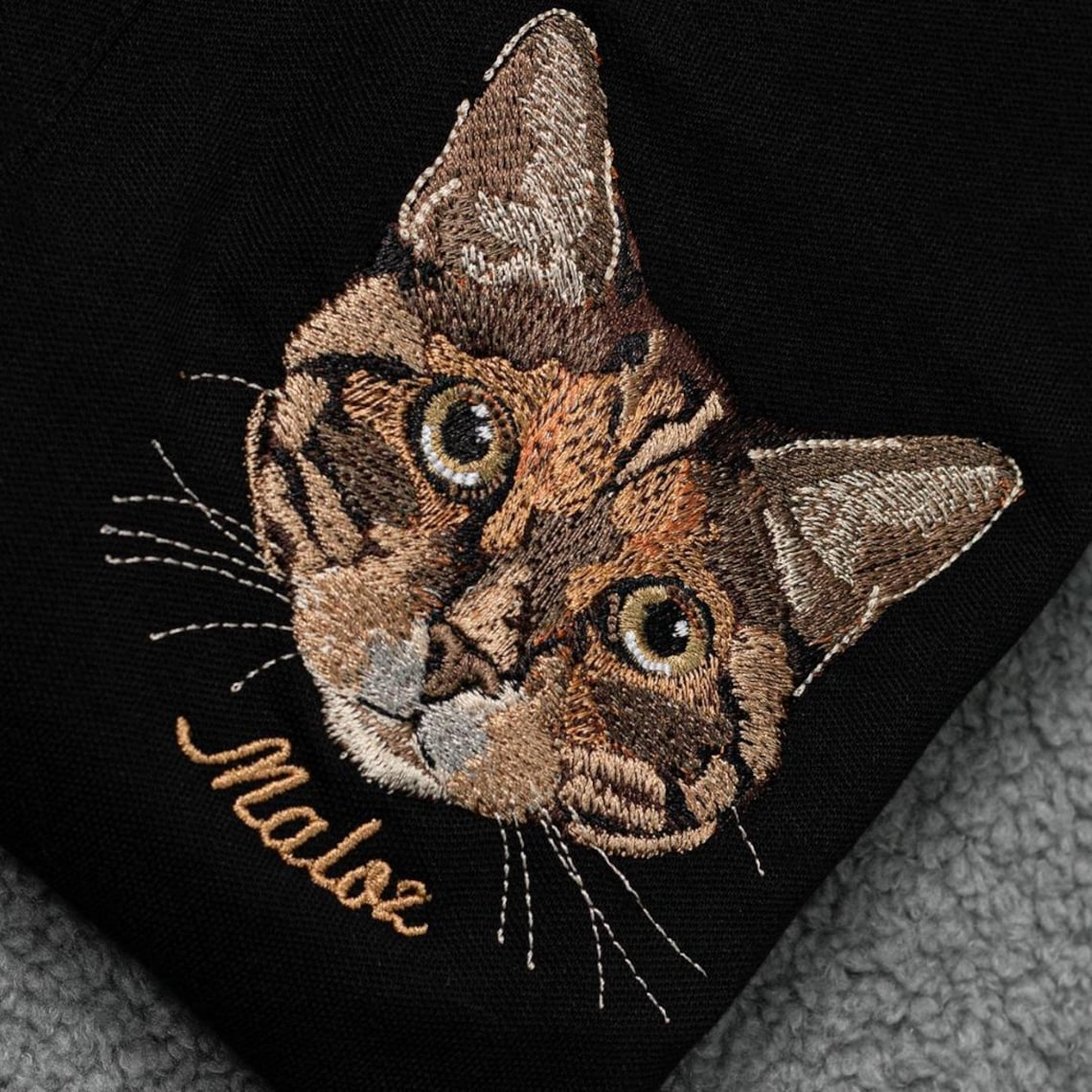 Custom Pet Embroidered Polo Shirt – Personalized Dog & Cat Shirt - view 3, custom embroidered by Intriklo