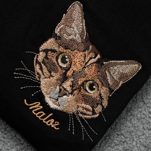 Custom Pet Embroidered Polo Shirt – Personalized Dog & Cat Shirt - view 3, custom embroidered by Intriklo